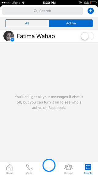 messenger-active-disable