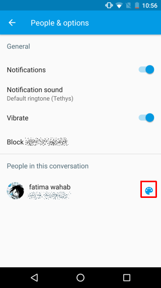 people options messenger
