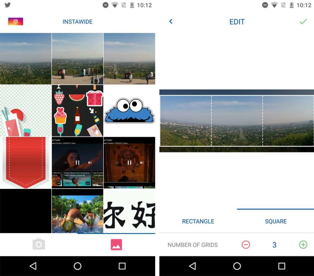 How To Crop Panoramas For An Instagram Album