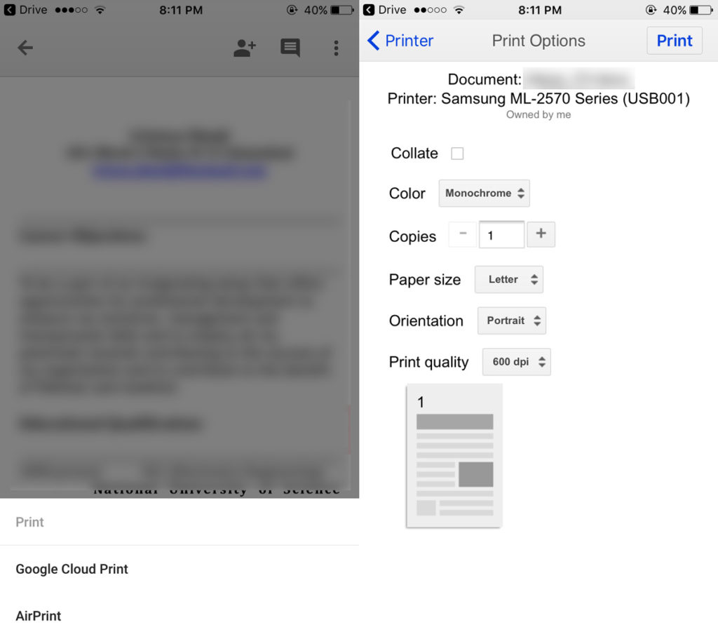How To Print From Your Phone To A Desktop Printer