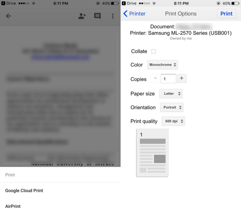 How To Print From Your Phone To A Desktop Printer