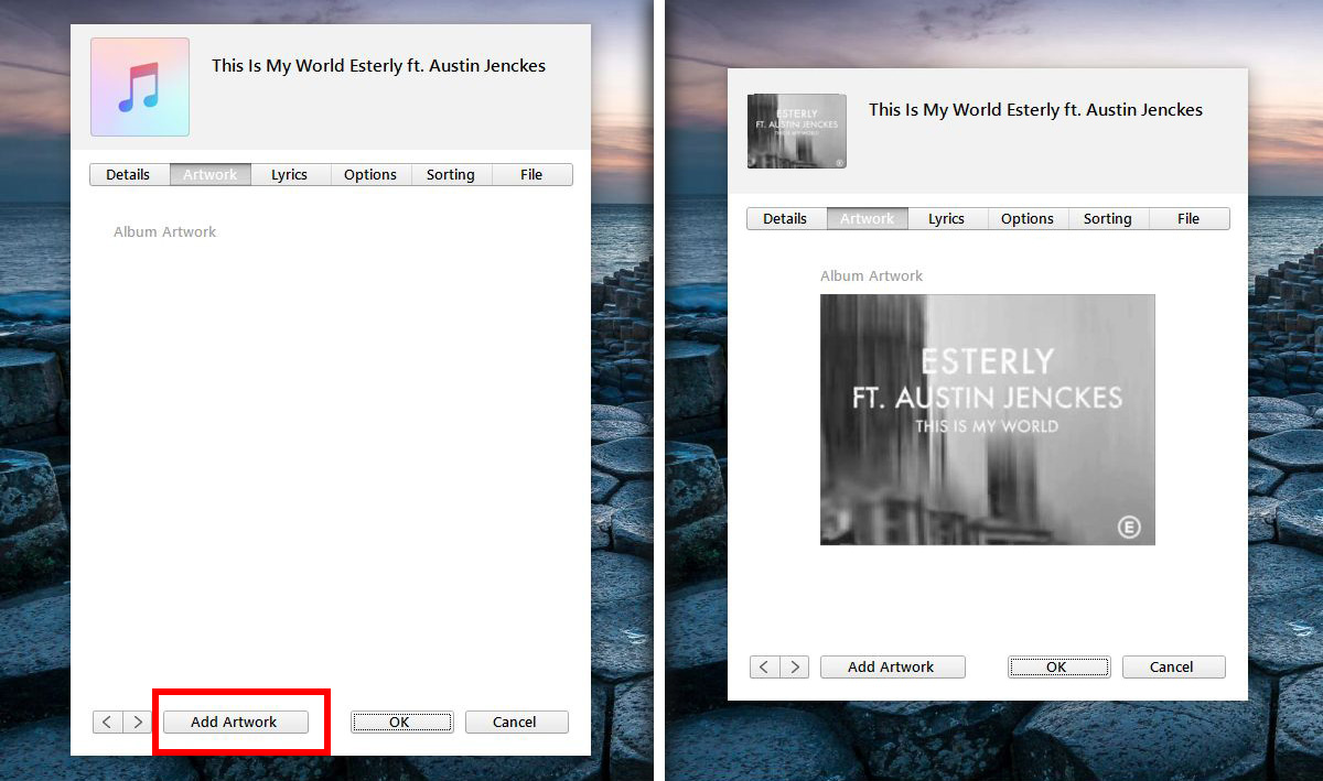 how to get artwork for itunes