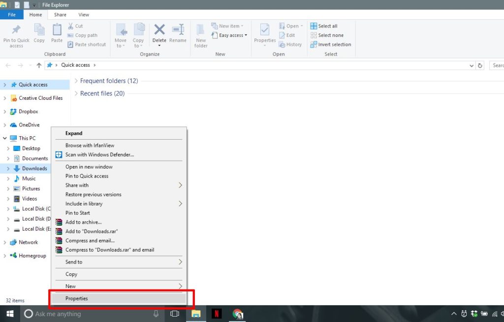 How To Change The Default Downloads Folder Path In Windows