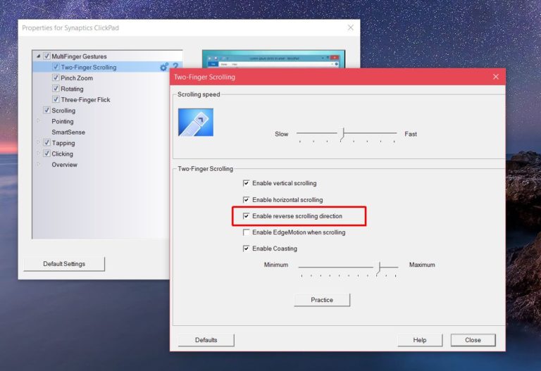Scroll Forward How To Reverse Scroll Direction In Windows 10