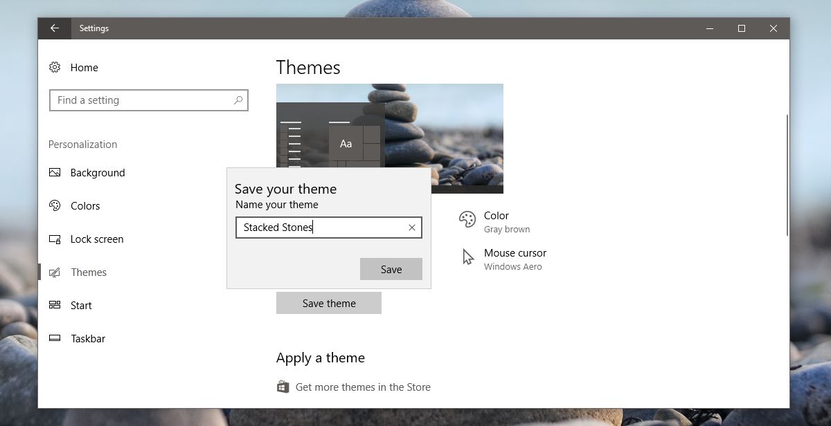 how to make a custom windows 10 theme