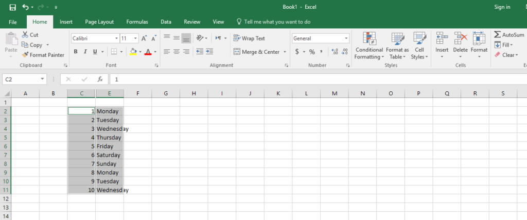 How to select only visible cells in excel