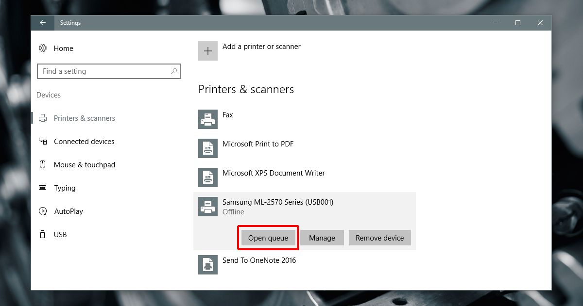 jeg fandt det Sympatisere Udstyre How To View And Clear The Printer Queue In Windows 10