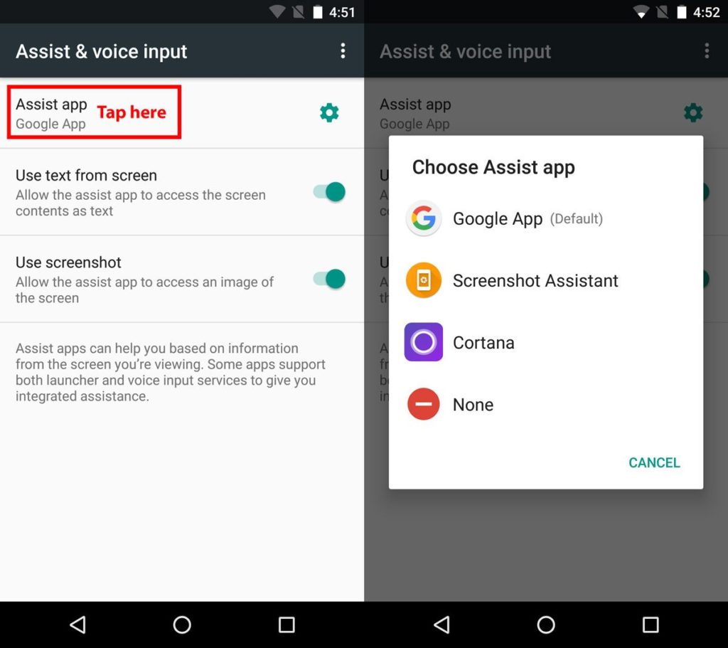 Voice input