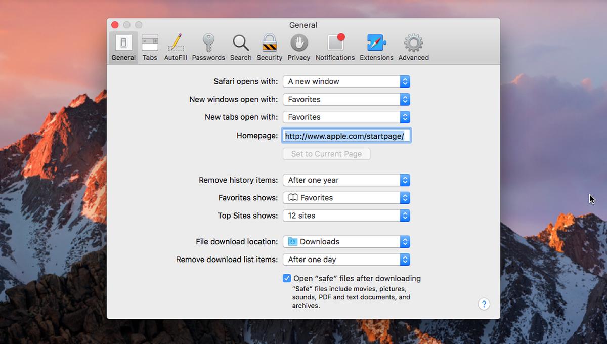 safari open downloaded files automatically