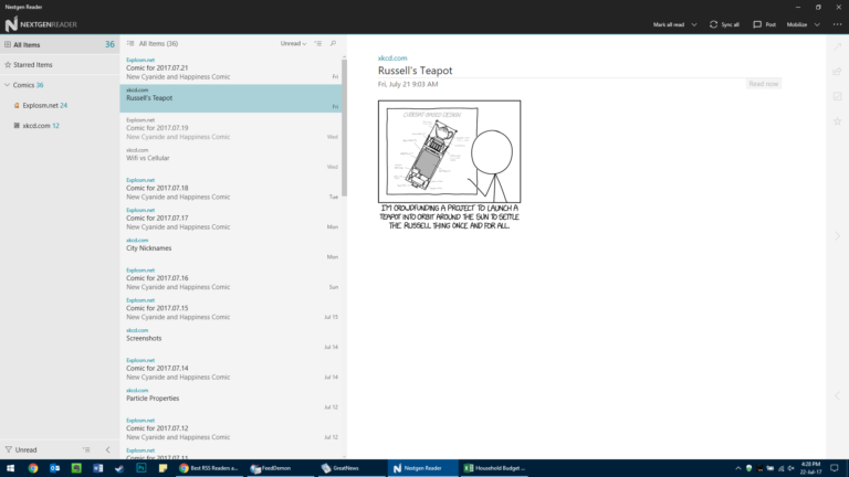 Eight Best RSS Readers for Windows 10