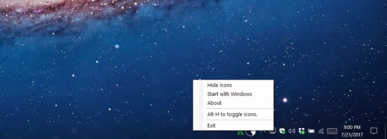 How To Double-Click To Hide/Unhide Desktop Icons