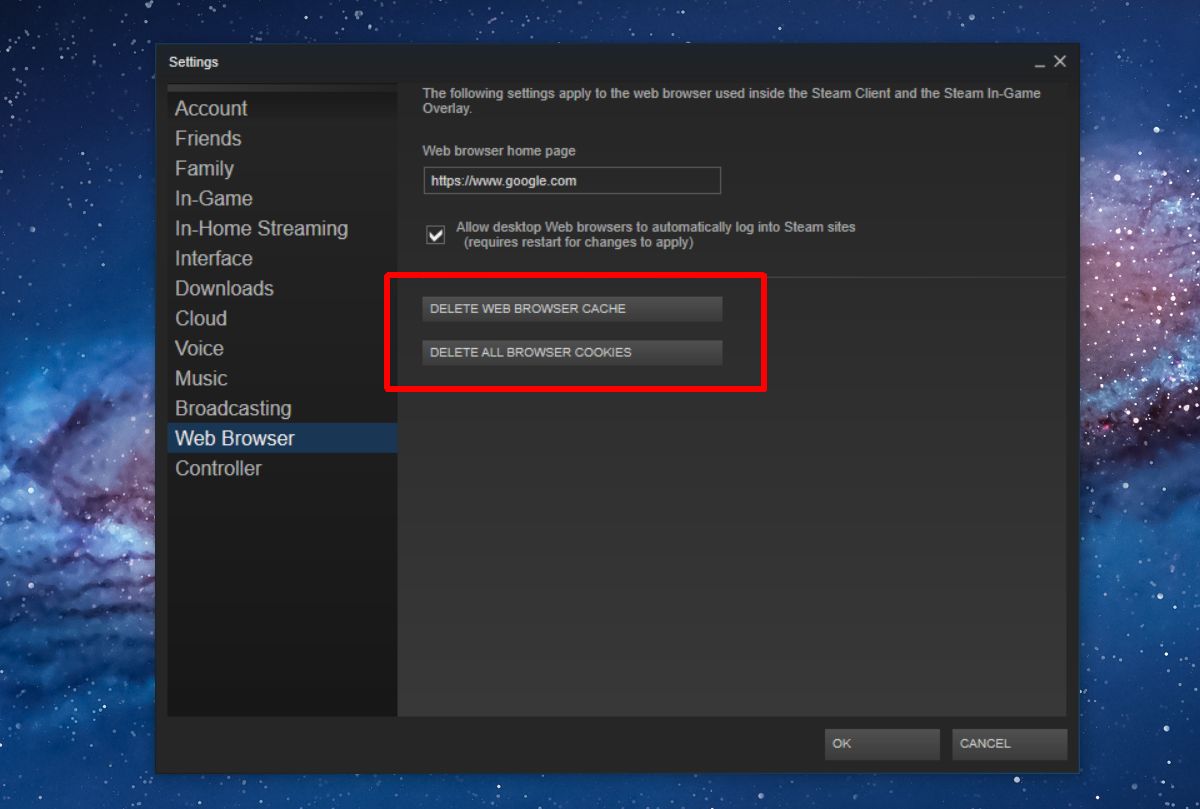 How to clear Steam cache files on Windows PC