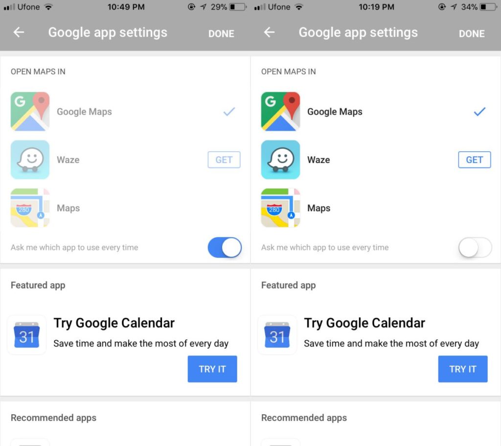 How To Change The Map App In Google Search On iOS