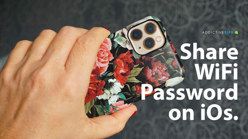 Share WiFi passwords on iOS devices