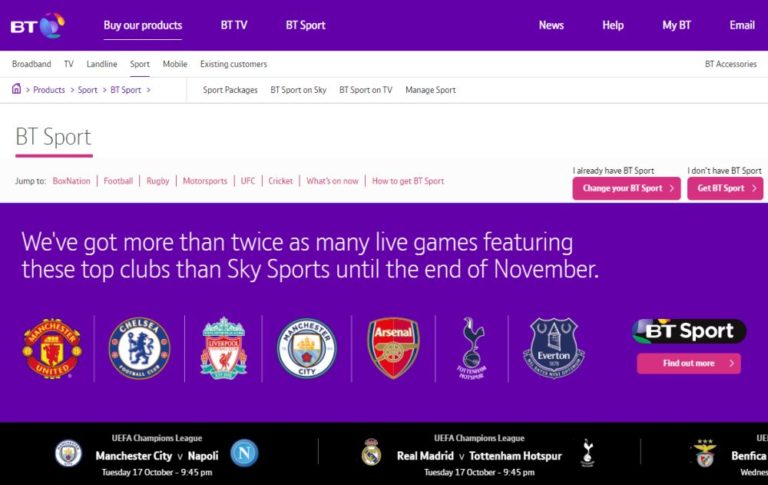 BT Sport VPN: Best VPNs for Streaming Outside the UK