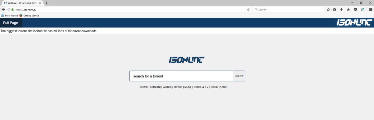 Биг торренты. Isohunt.
