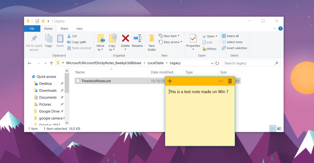 sandhed Accepteret krysantemum How To Export Sticky Notes From Windows 7 To Windows 10