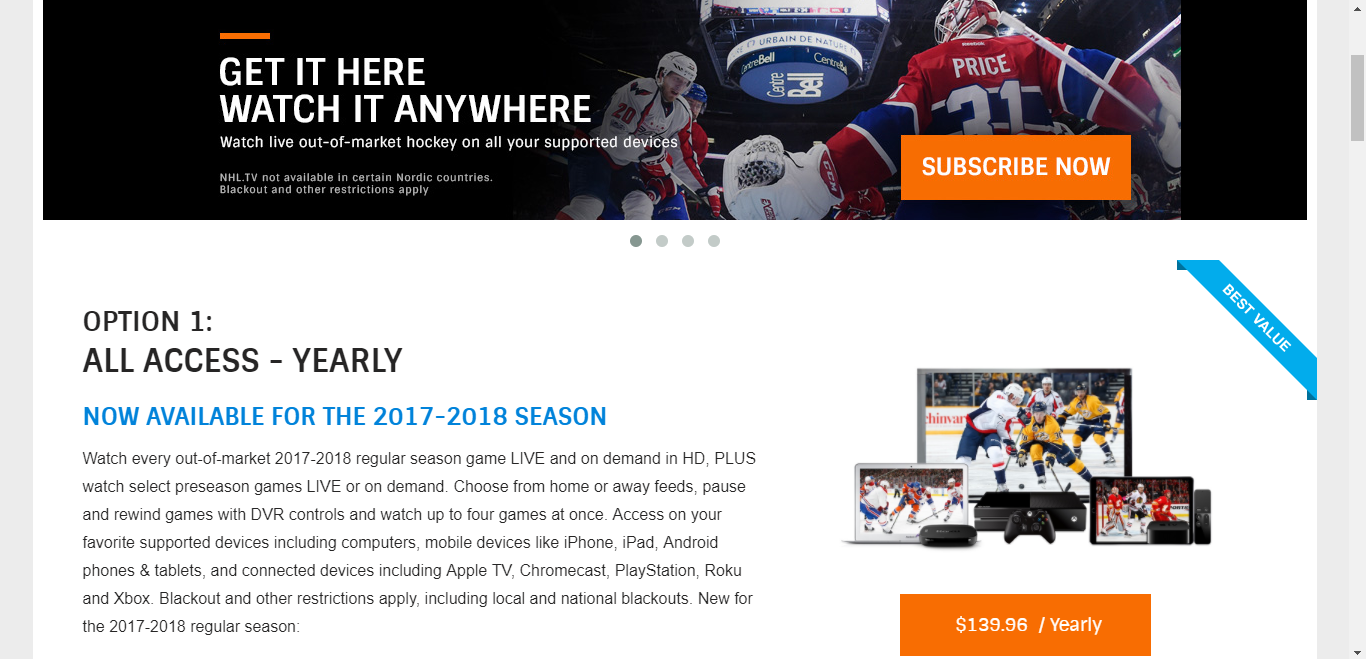 Watch NHL on Kodi