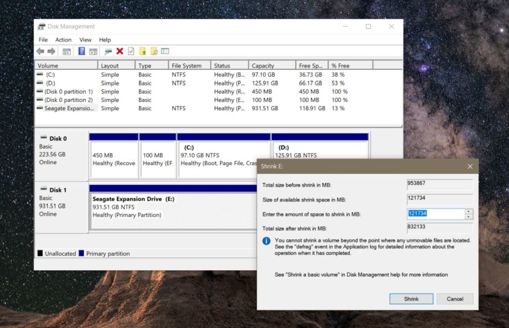 How To Partition A Hard Drive On Windows 10