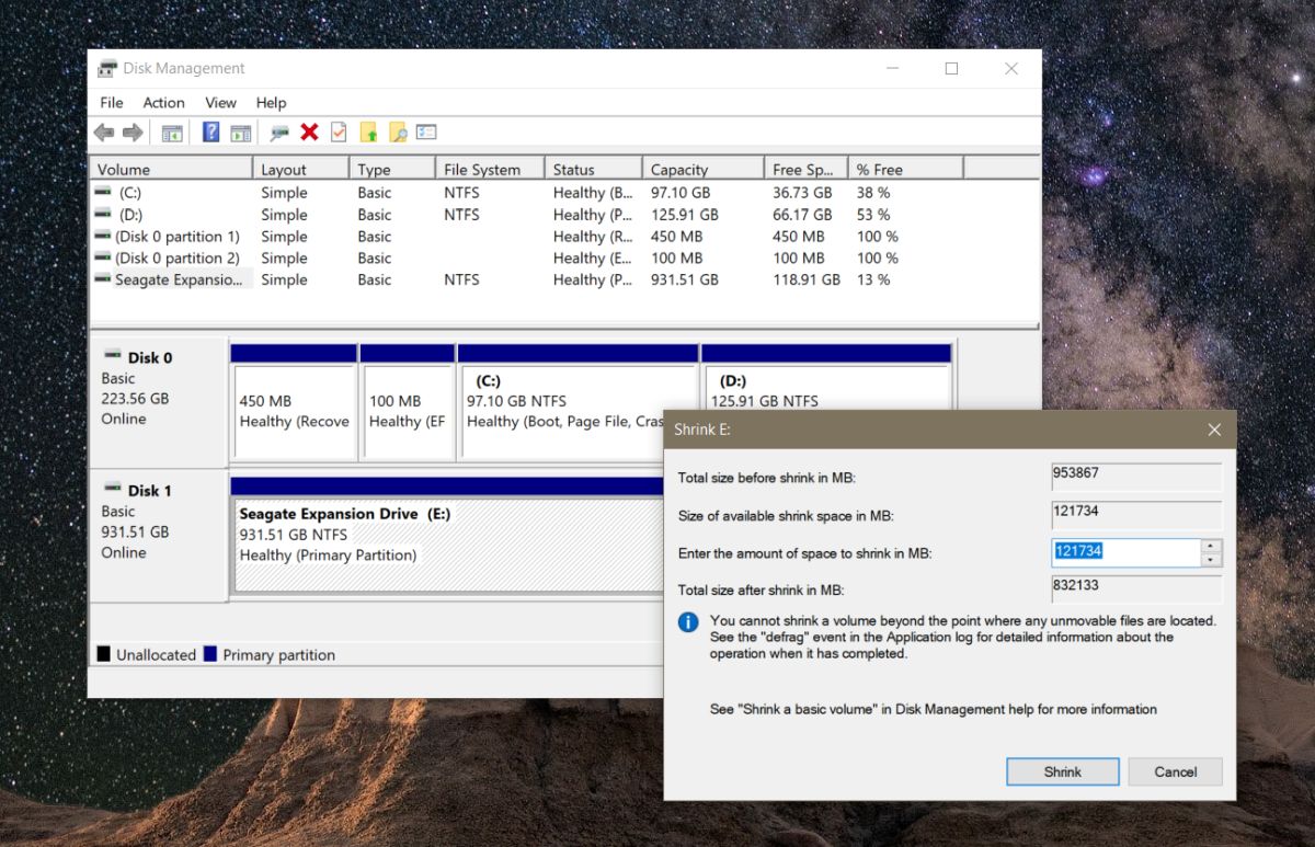 How To Partition A Hard Drive On Windows 10