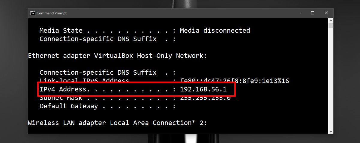 ip address wifi