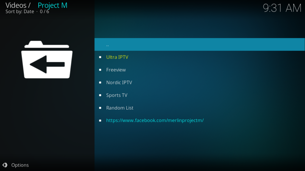 Project M Addon for Kodi Installation and Features