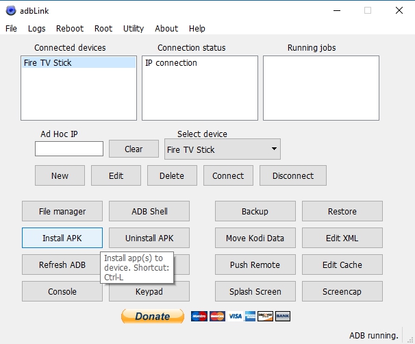 Reset Kodi Fire TV - adbLink screenshot - 4