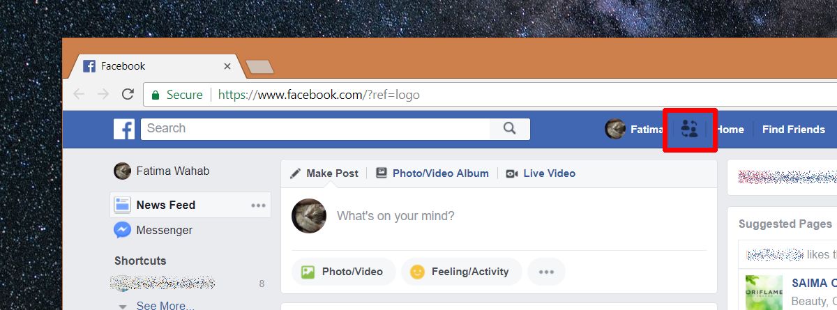 Login to Facebook with Web Browser