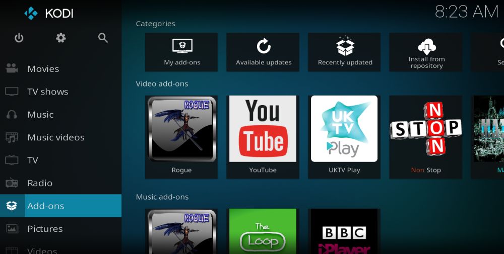 Browser addon