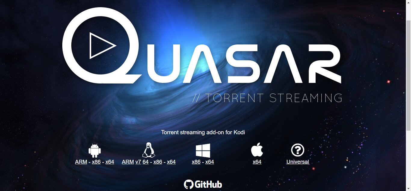 Quasar Homepage