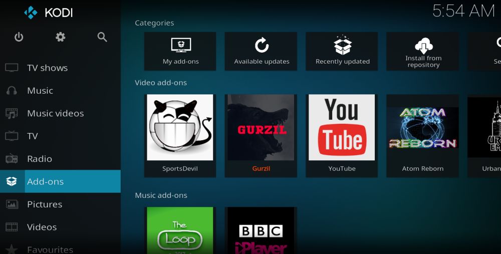 Browser addon. Aurora Addon. Kodi Aurora {х/ф}.