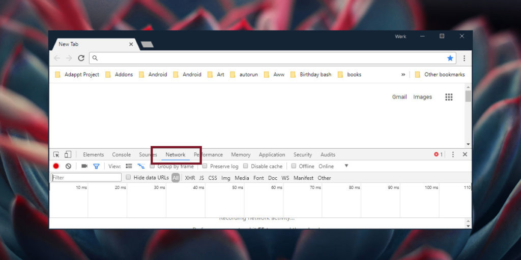 chrome limit file download speed