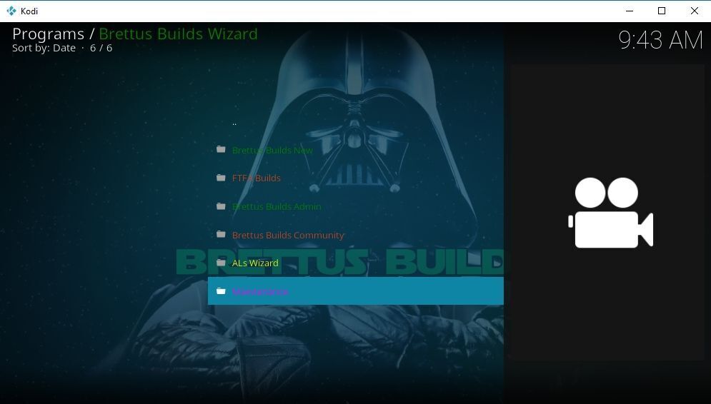 Backup and Restore Kodi 4 - Brettus Wizard