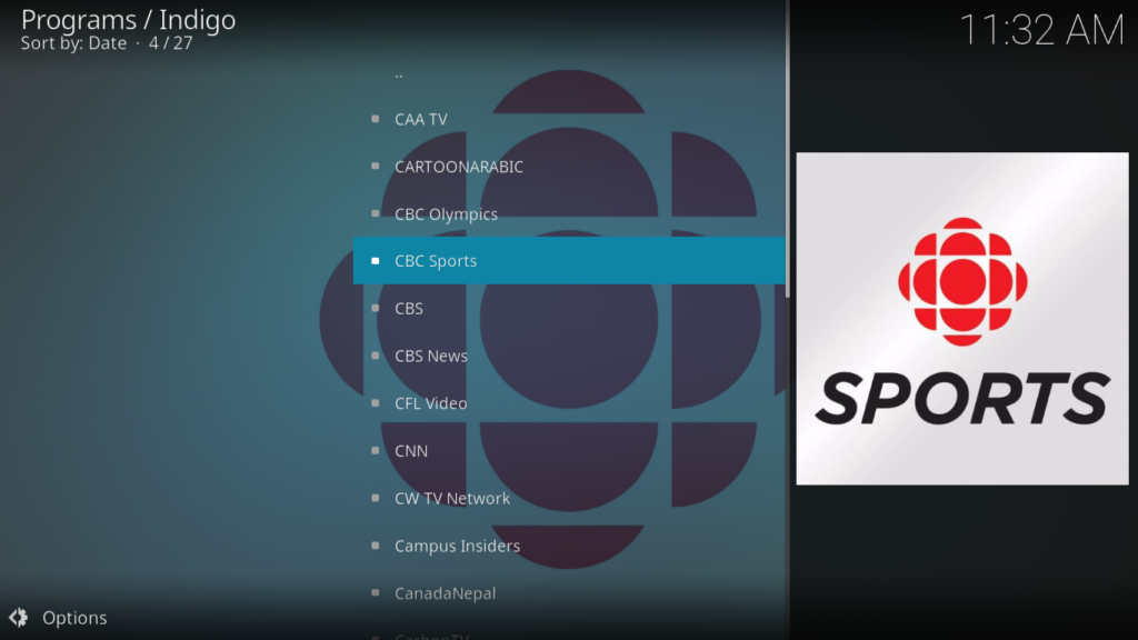 Watching CBC Sports on Kodi For The Best In Canadian Sports