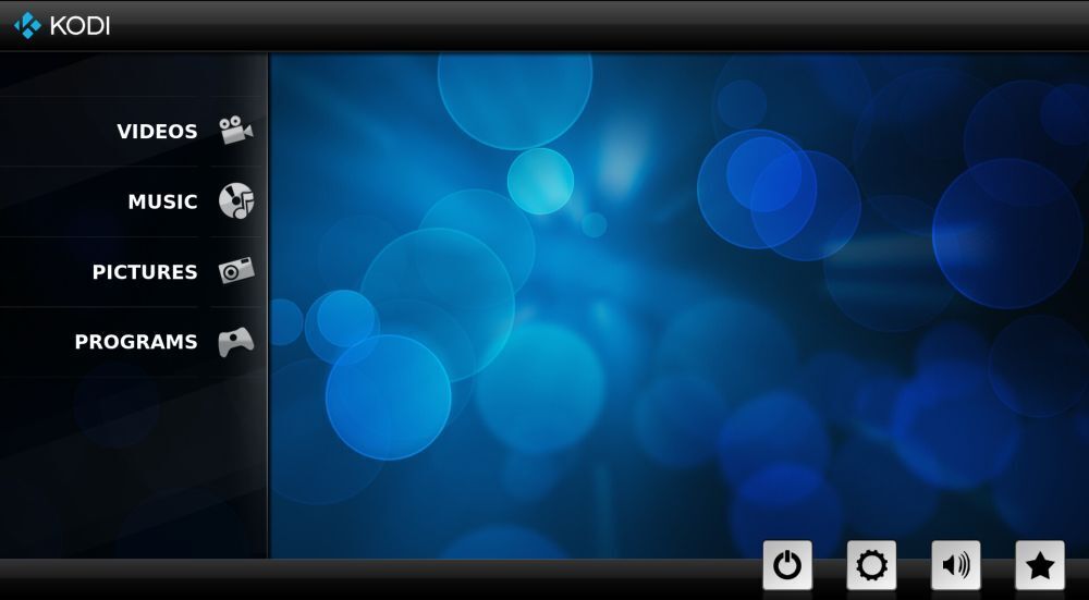 Install SPMC Kodi Fork on Amazon Fire TV 3 - SPMC main screen