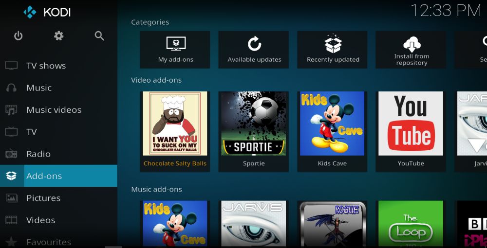 Browser addon