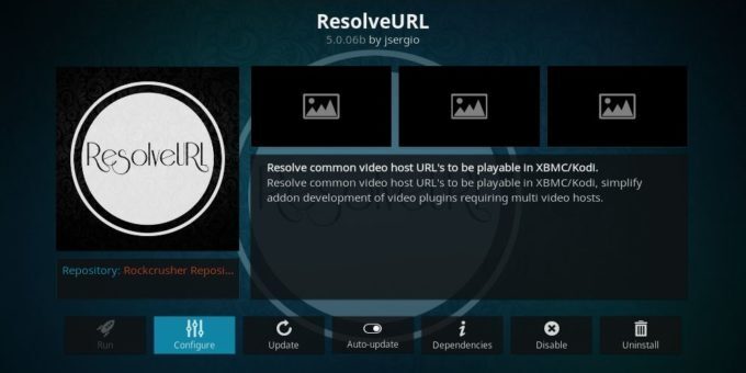 ResolveURL for Kodi 1