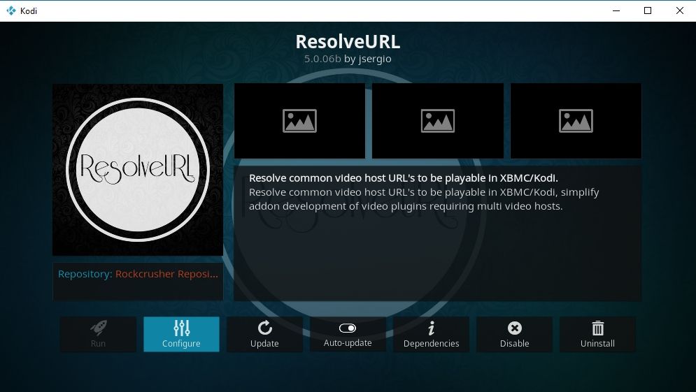 what addons support resolveurl
