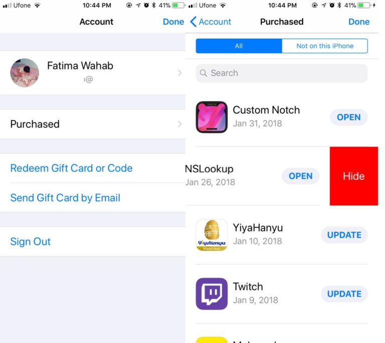 How To Hide Purchases On iOS And Unhide Them