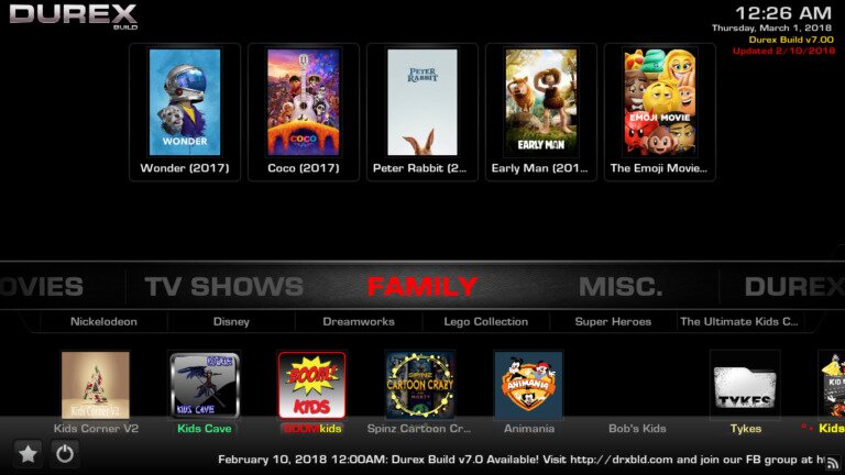 The Durex Build For Kodi - Installation And Guided Tour