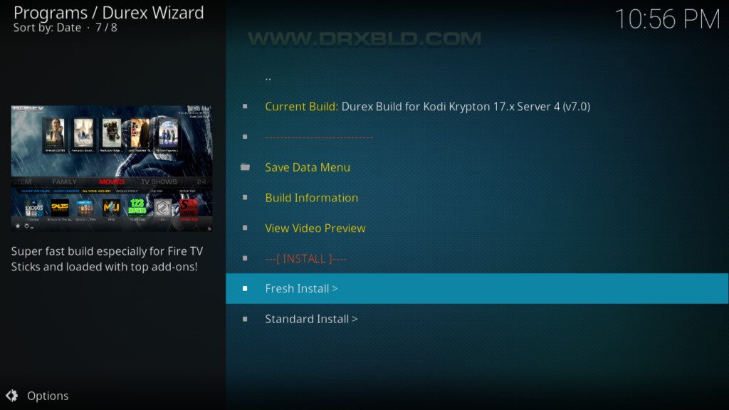 The Durex Build For Kodi - Installation And Guided Tour
