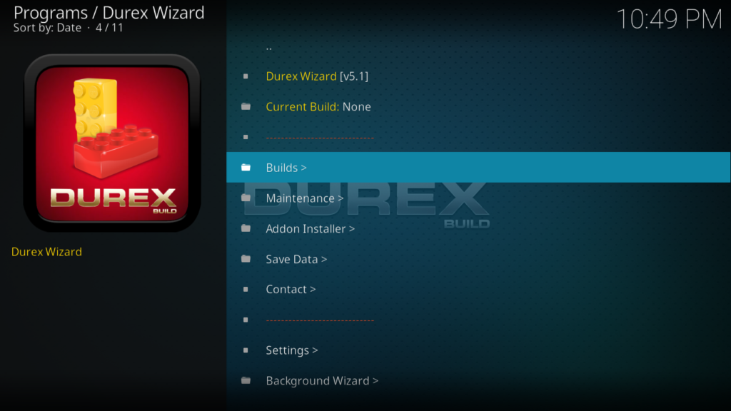 The Durex Build For Kodi Installation And Guided Tour