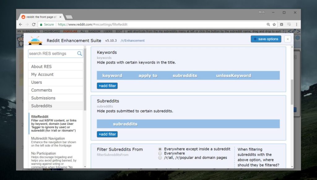 How To Hide Subreddits From r/all