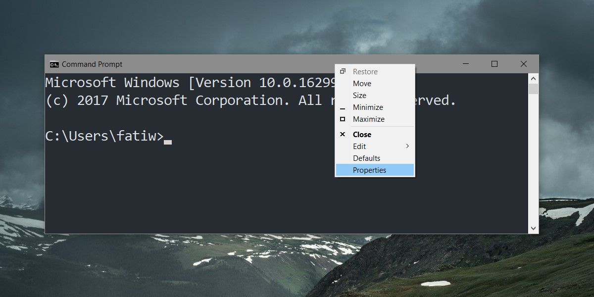 How To Theme The Command Prompt In Windows 10