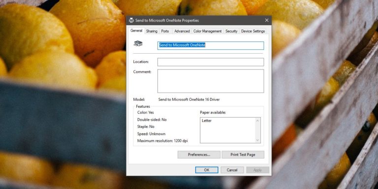 how do i rename a printer in windows 10