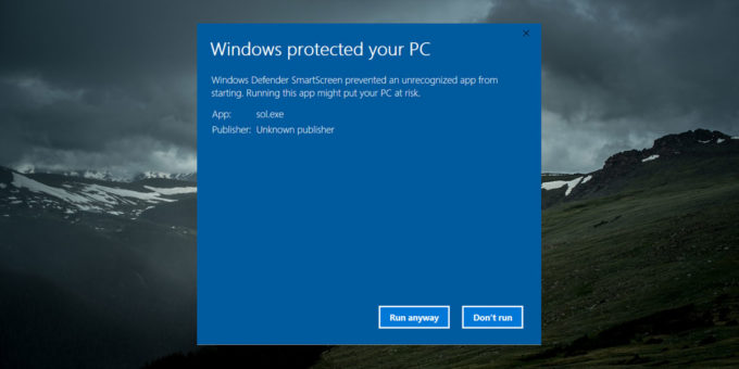 How To Whitelist Apps In The SmartScreen On Windows 10