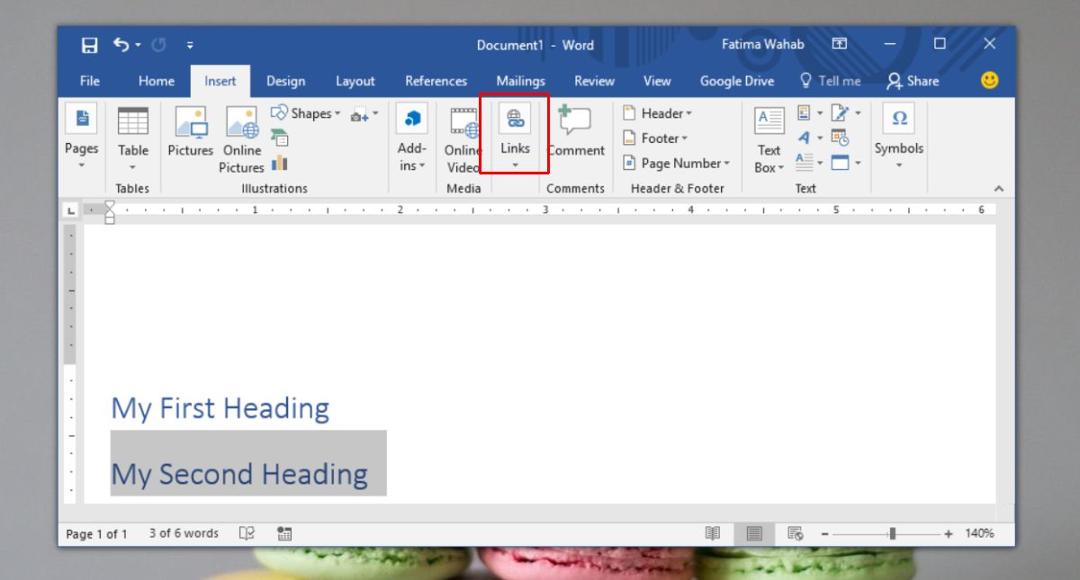 How To Add In Document Links In MS Word