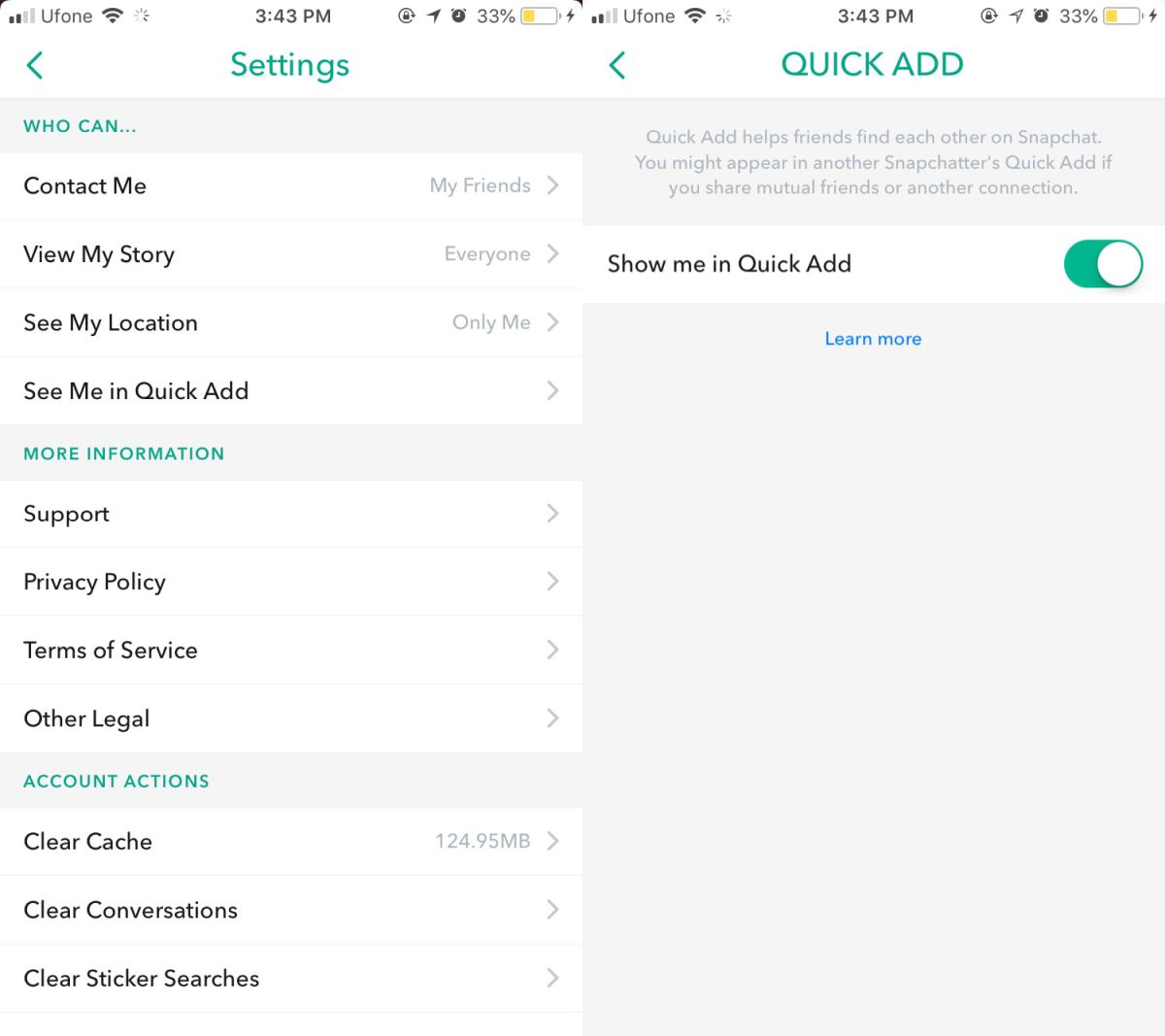 How To Turn Off Quick Add On Snapchat For Your Account