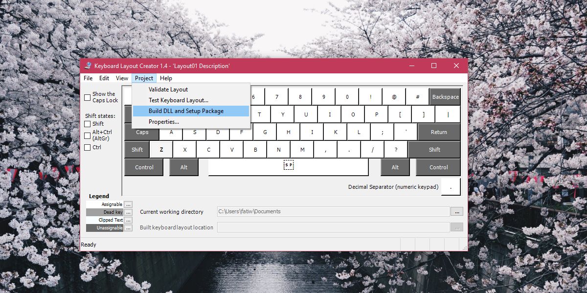 how to custom keyboard layout in windows 10