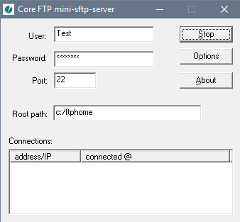 Core Mini FTP Server